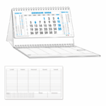 Calendario planning tavolo Plich