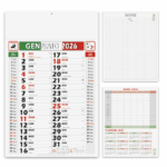 Calendario muro Trich