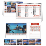 Calendario figurato tavolo Italia magnifica