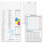 Calendario muro Moddy