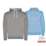 Felpa Uomo/Donna Cappuccio Bicolore Rolax