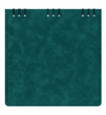 Agenda Planning Tavolo Portafoglio Venezia Wire-O - 17,5 x 17,5 - Settimanale Perpetuo - immagine 2