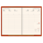 Agenda Tavolo Portafoglio Linea Madera - 17,0 x 24,0 - Settimanale - immagine 2