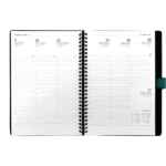 Agenda Tavolo Linea Island Wire-O - 16,6 x 24 - Settimanale - immagine 2