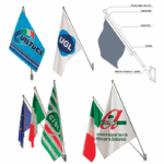 Kit Portabandiere a Muro da Esterno Stick