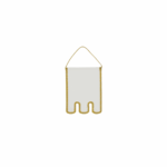 Gagliardetto Multiuso “forma pentagono” con frangia Pilly - immagine 3