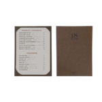 Carta dei vini/menù 1 anta ADRIA